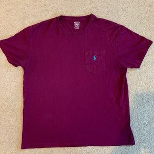 Polo Ralph Lauren Pocket Tee Wine Medium